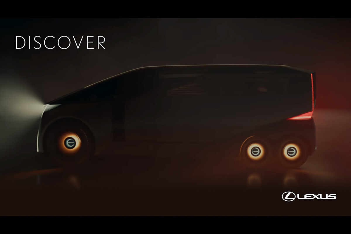 「LSコンセプト」と名付けられた6輪車が登場