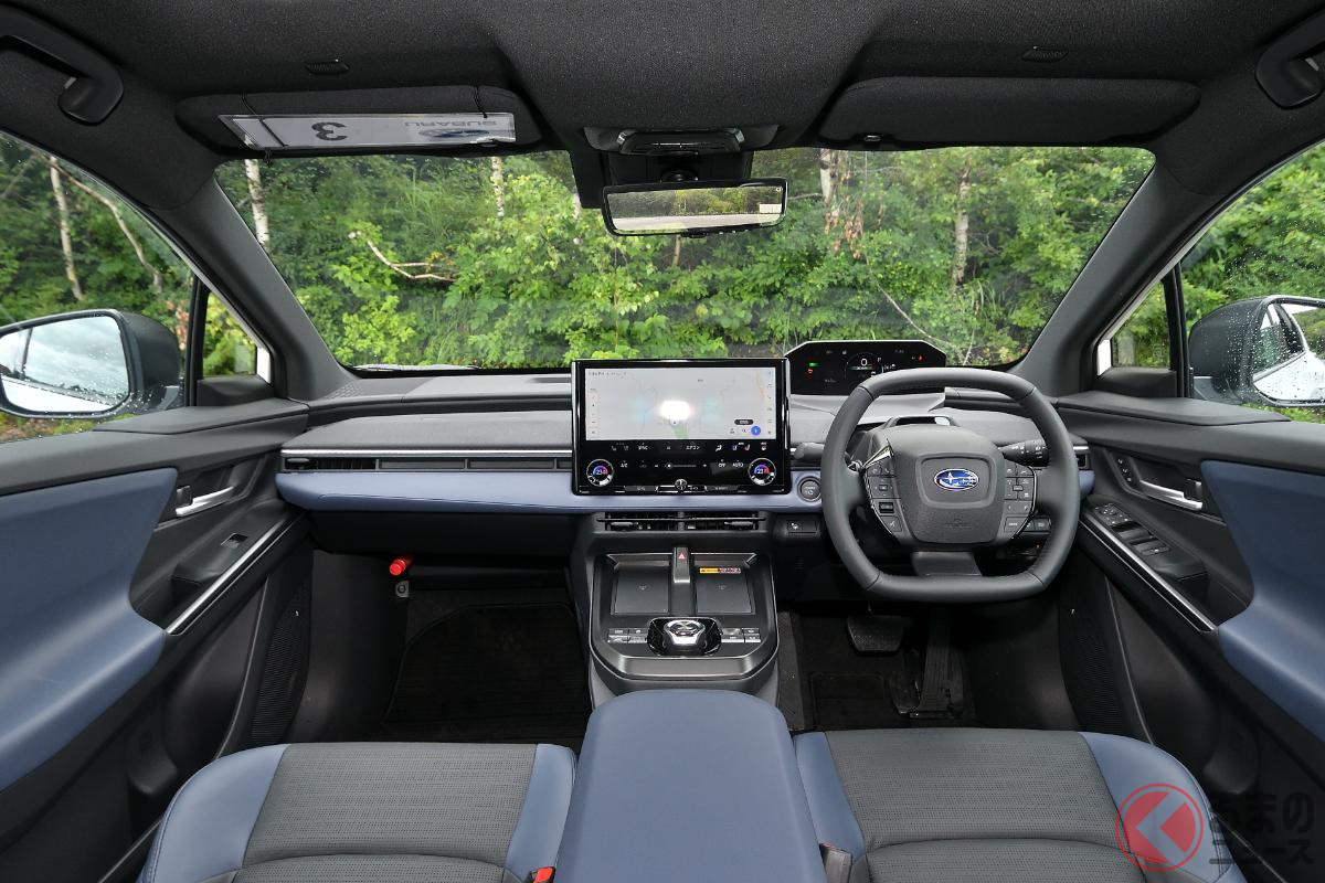 スバル新型「ソルテラ ET-HS AWD」のインテリア