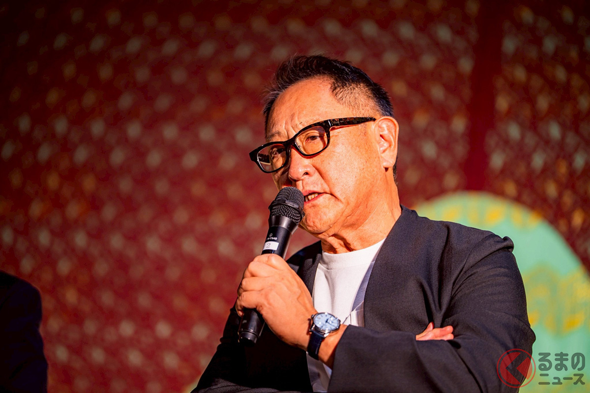 京都で開催されたトークイベントに登壇したトヨタの豊田章男会長(写真撮影:長谷川智哉)