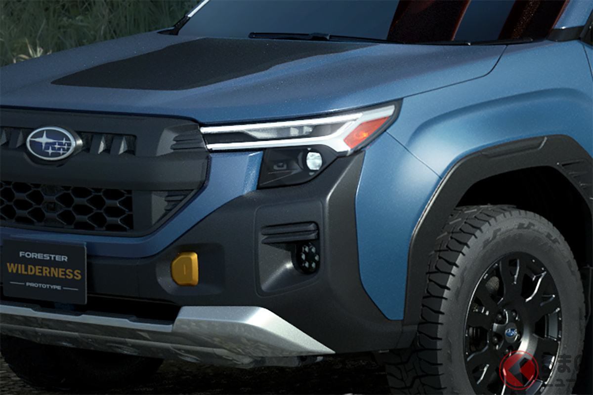 JMS2025に登場するスバル「フォレスター ウィルダネス プロトタイプ」