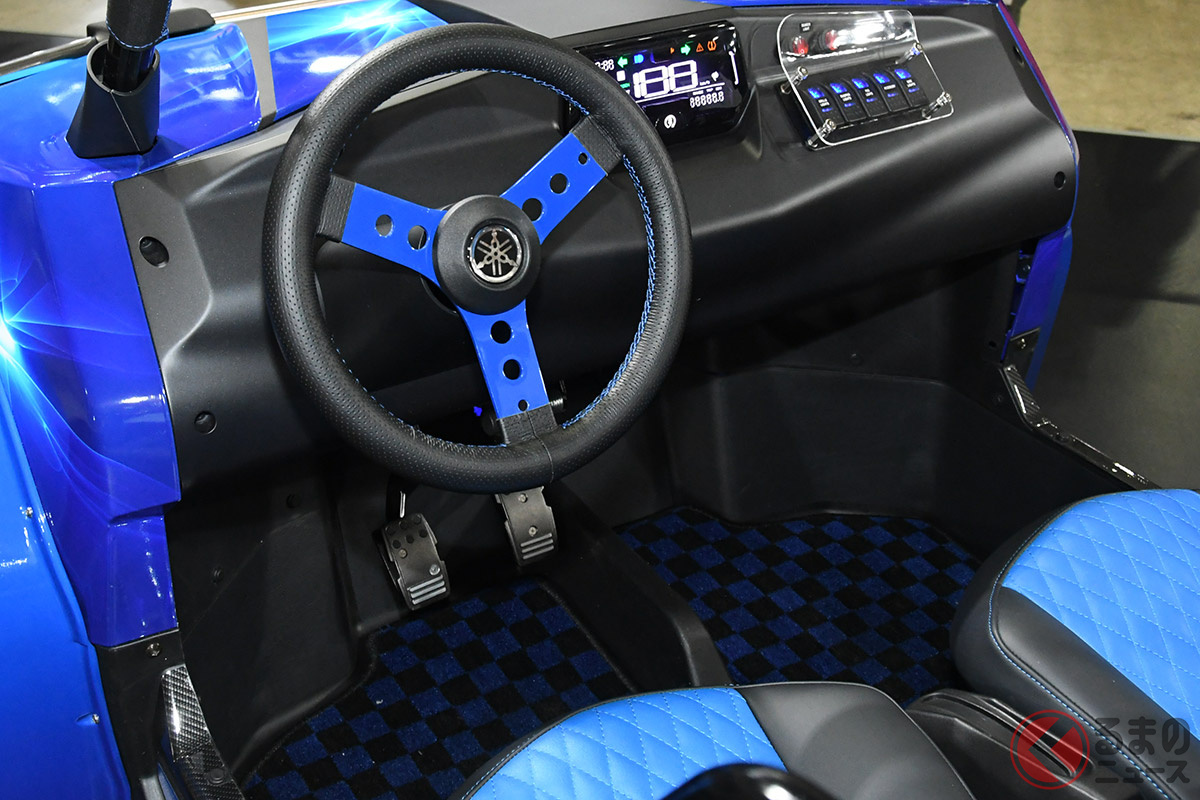 ヤマハの2人乗りオフロード車「ディアパソン C580」