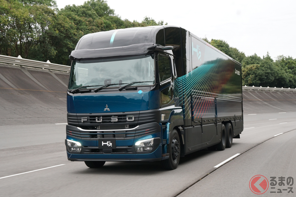 三菱ふそうの水素駆動トラックのコンセプトモデル「H2IC」