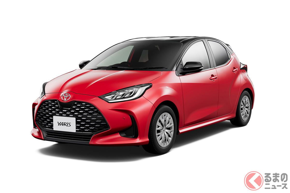 カタログ燃費（WLTCモード）で最も燃費が良いトヨタ「ヤリス」