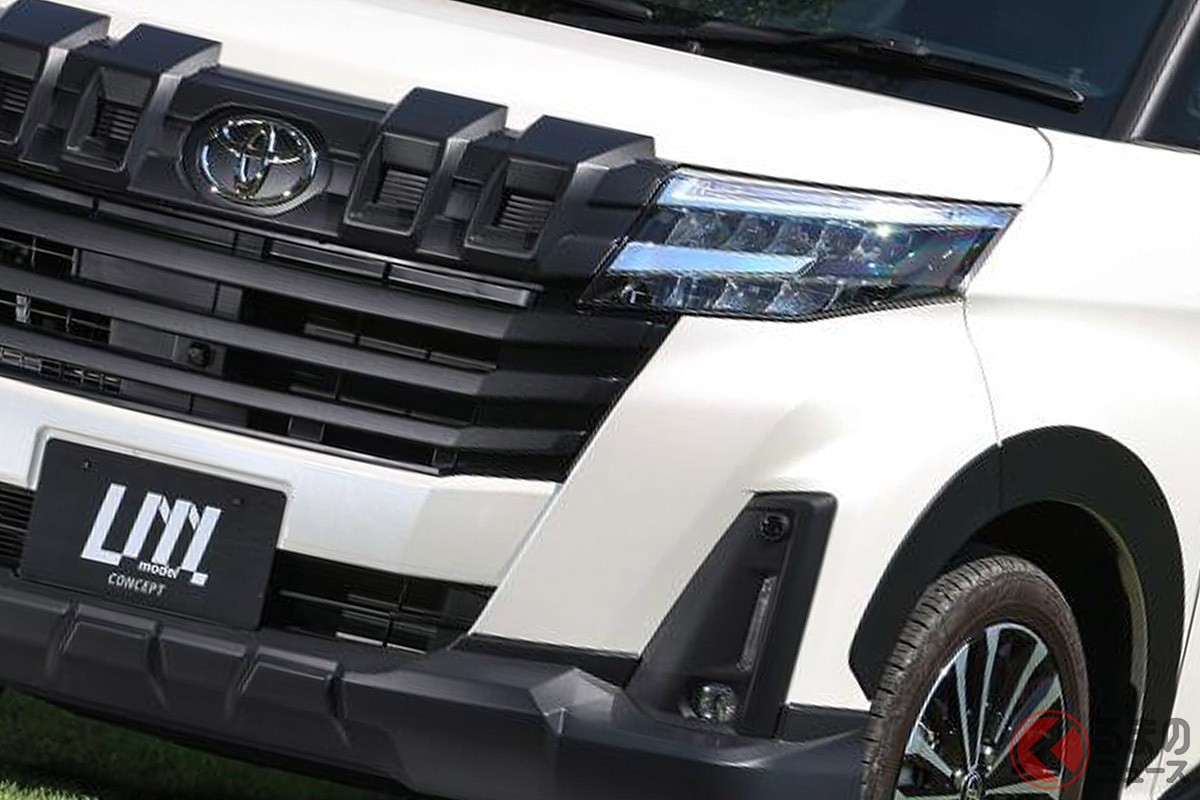 ゴツゴツパーツでカスタムした「ルーミー」（model LM）