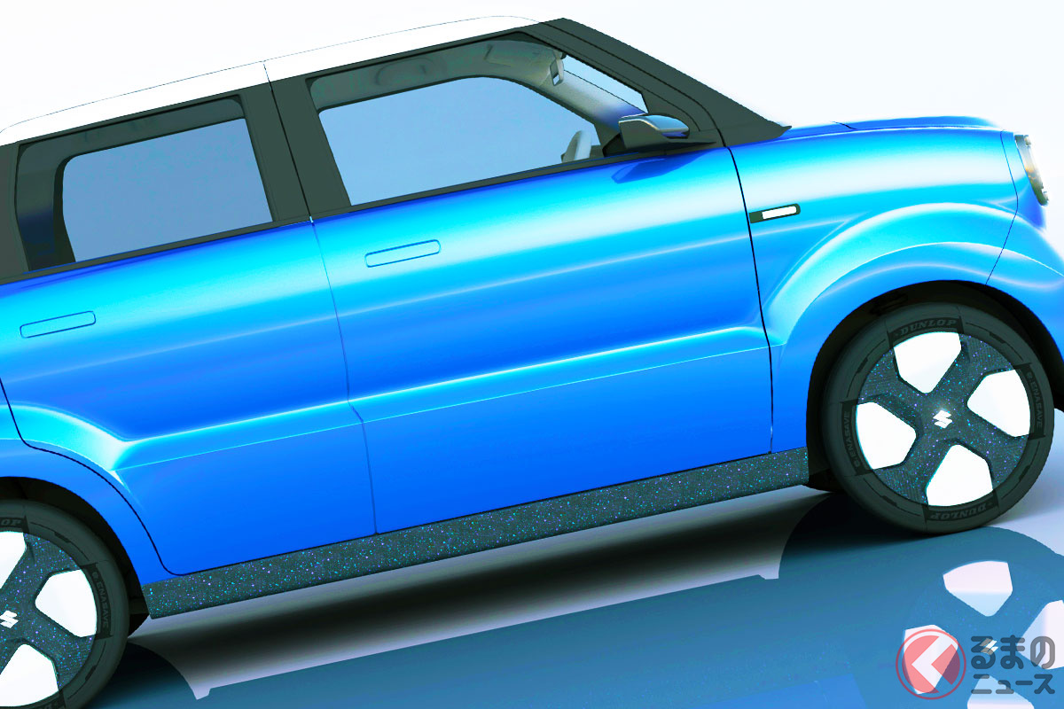 スズキ新型「“4人乗り”軽ワゴン」世界初公開!