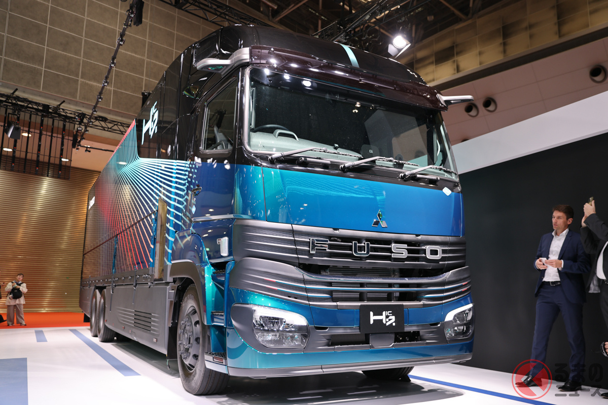 三菱ふそうの水素駆動大型トラックに注目！