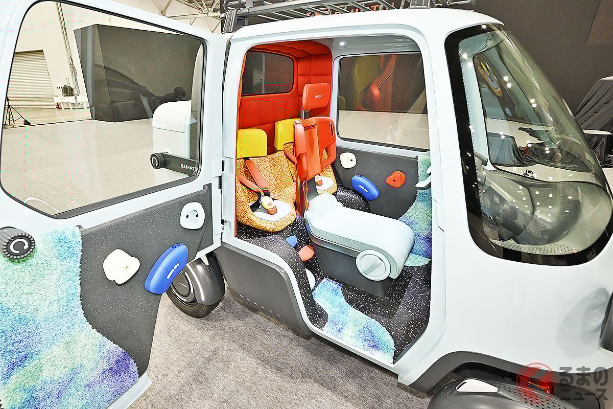 斬新シートレイアウトも楽しい!