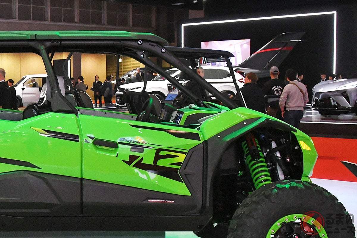 カワサキの新オフロード四輪「TERYX H2」をジャパンプレミア
