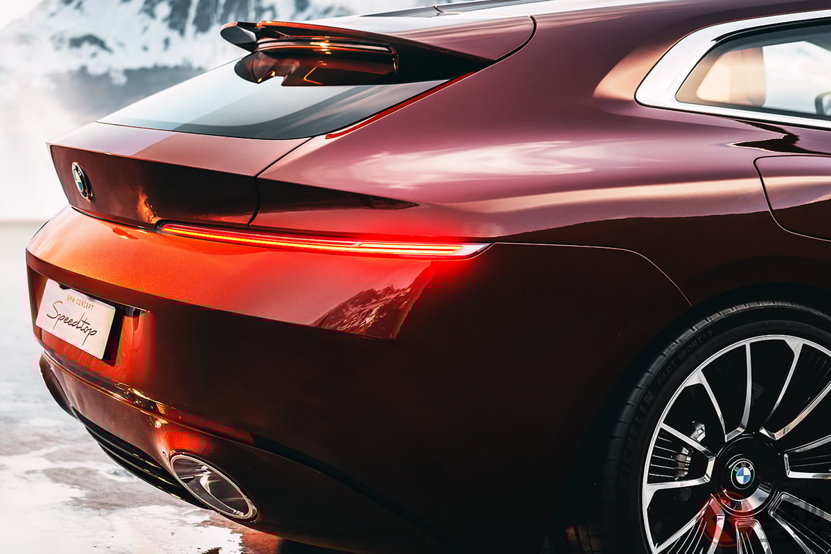 クラフトマンシップの粋を集めたショーモデル「BMWコンセプト・スピードトップ」。クラシカルなエレガンスとモダンデザインが融合