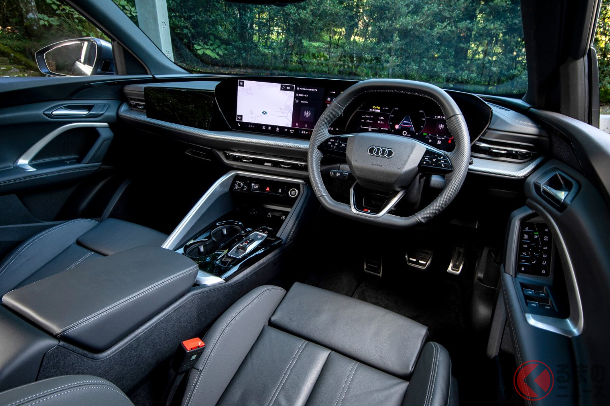 インテリアには11.9インチ+14.5インチのMMIパノラマディスプレイを採用。シームレスで先進的なデジタル空間が広がる(photo:Toshiki Kobayashi)