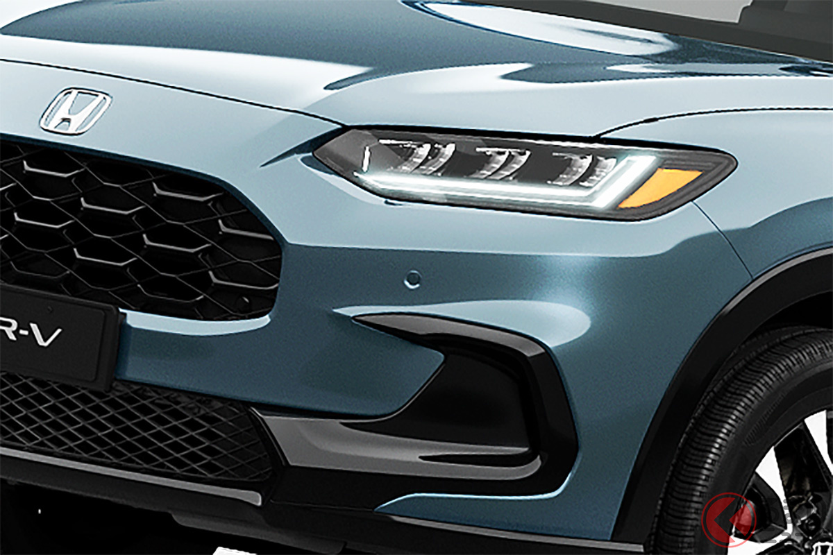 クーペライクなフォルムとハニカムグリルが調和する2026年モデルの「ZR-V」(ブラジル仕様)