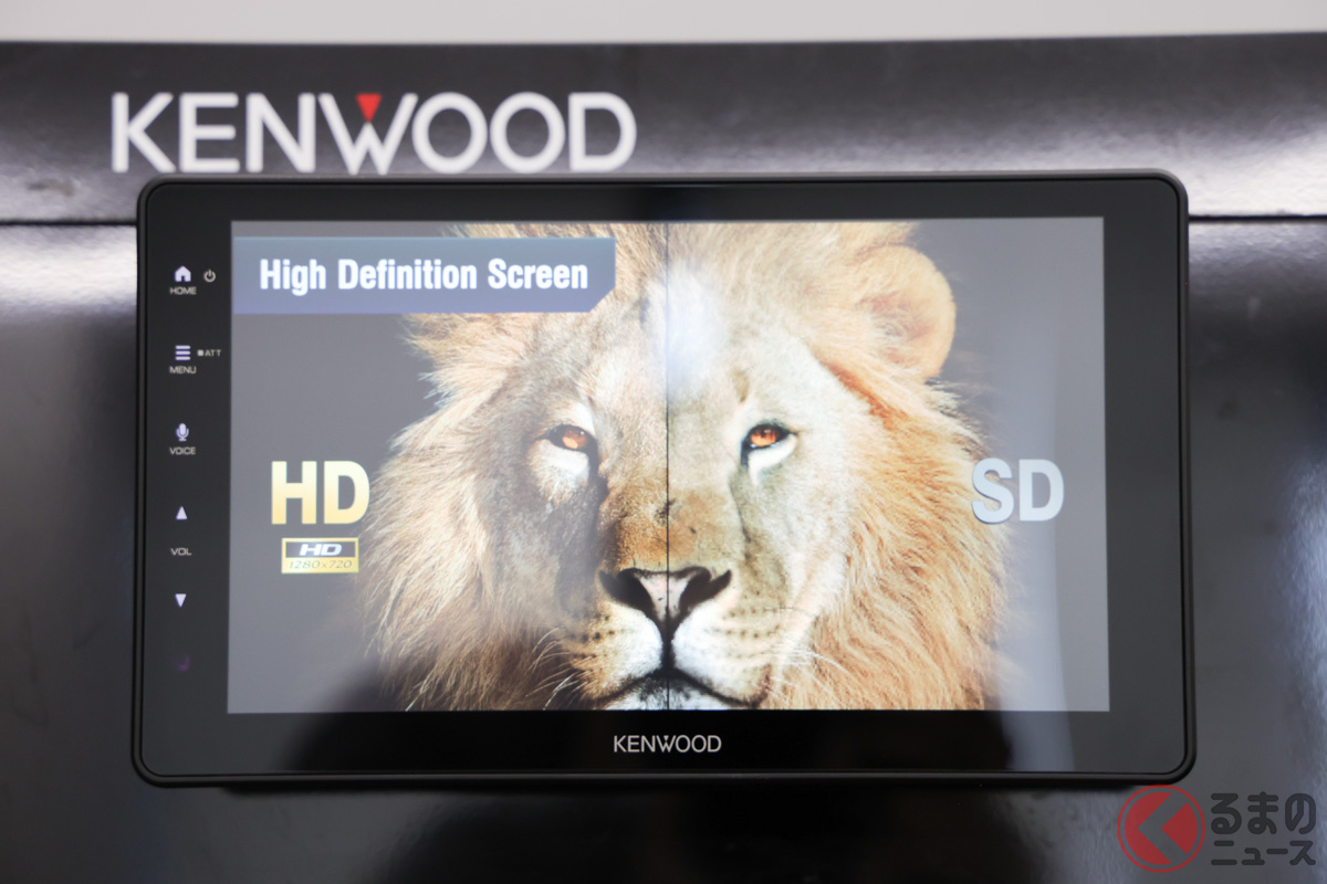 ボールジョイントを用いた「3D角度調整機能」を搭載したディスプレイオーディオ「DMX7509XS」(9V型)