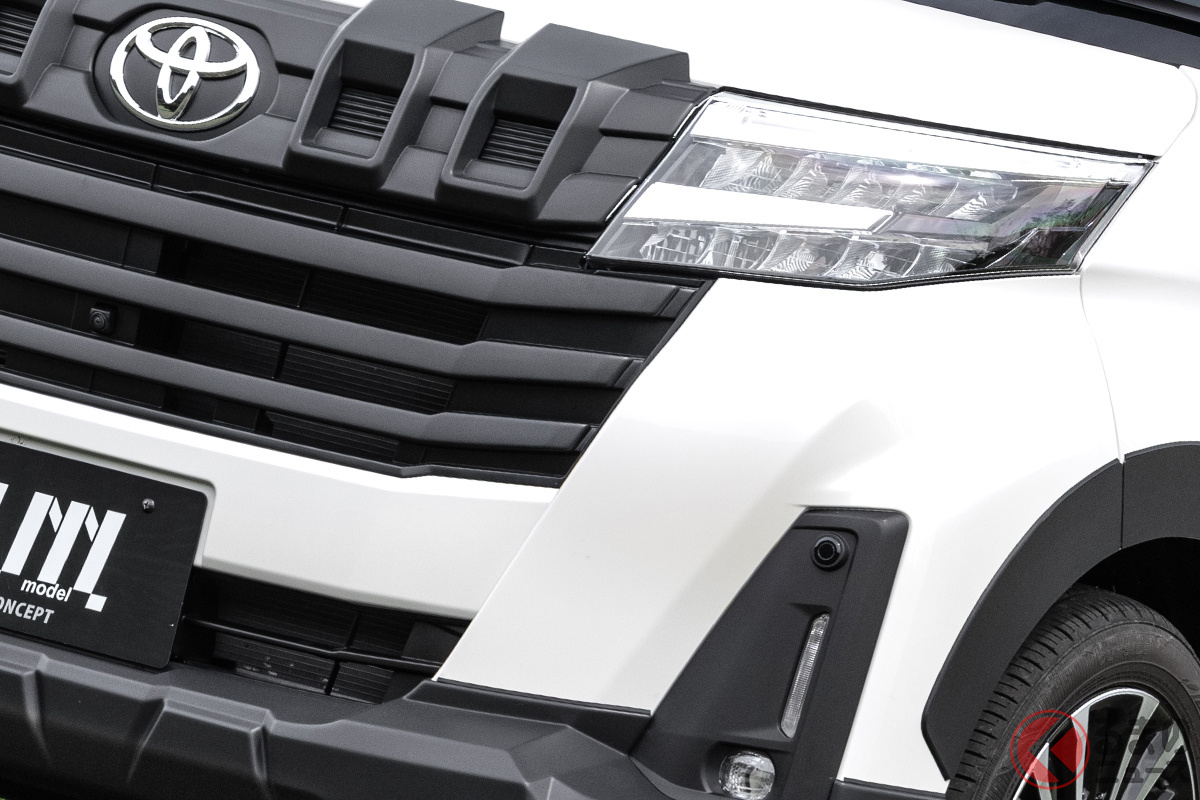 タフ顔のトヨタ「ルーミー」!