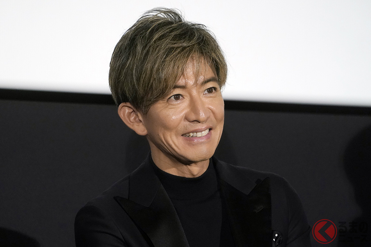 キムタクの高級バイク「木村拓哉モデル」って何？？（Photo：時事通信フォト 画像は映画「ＴＯＫＹＯタクシー」の完成披露試写会にて）