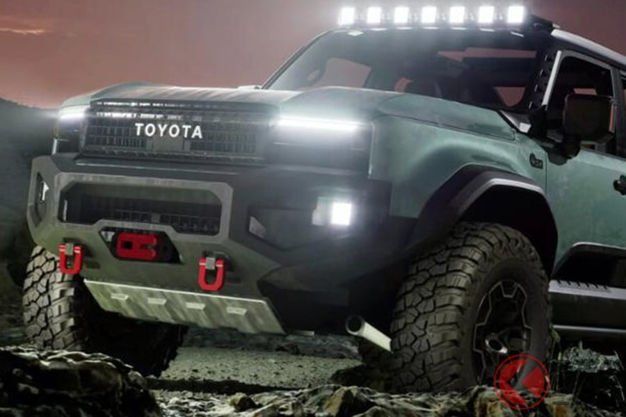 SEMAショーに展示されたトヨタ新型「ランドクルーザーROXコンセプト」(現地撮影:加藤博人)