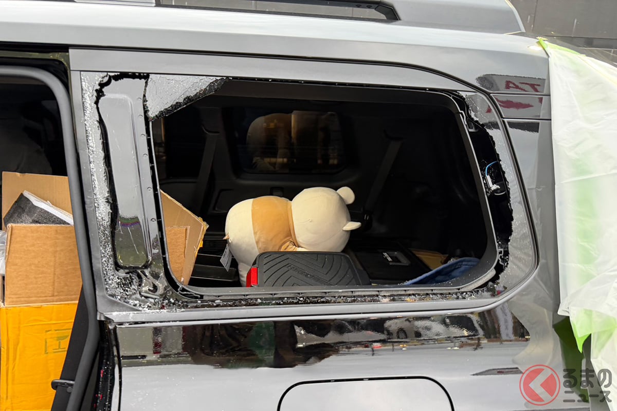 ランドクルーザー250を所有する西日本在住のRさんが車上荒らしの被害に(画像提供:Rさん)