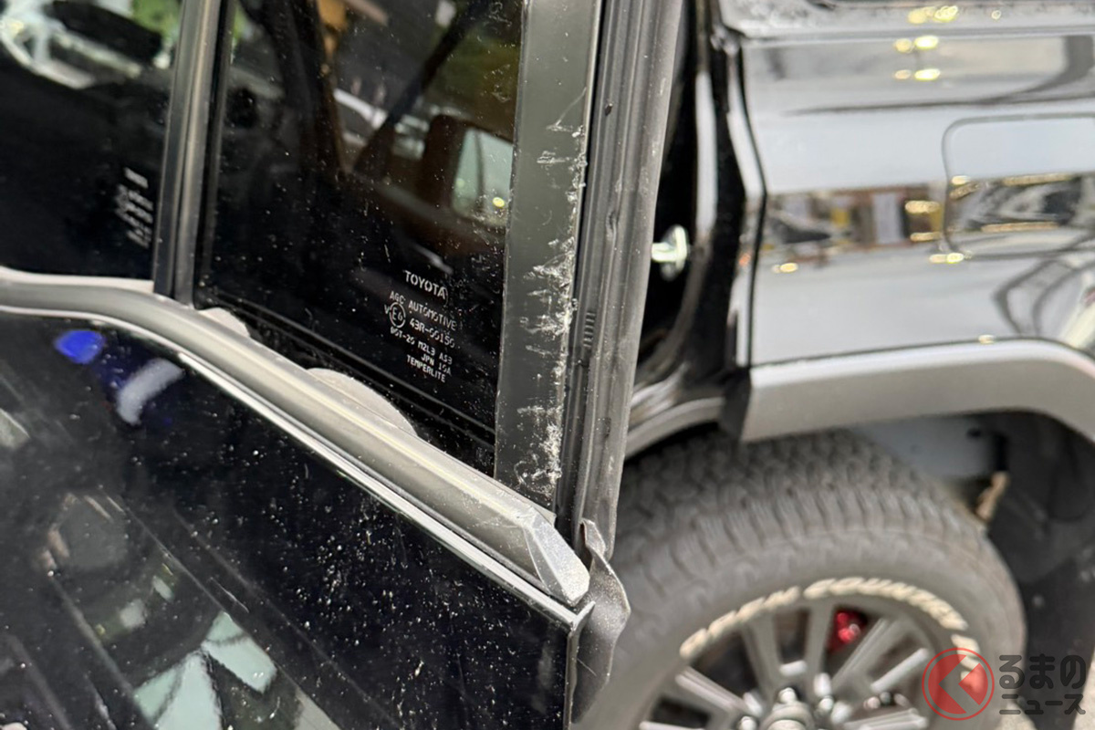 様々な部分に傷がついたランドクルーザー250（画像提供：Rさん）