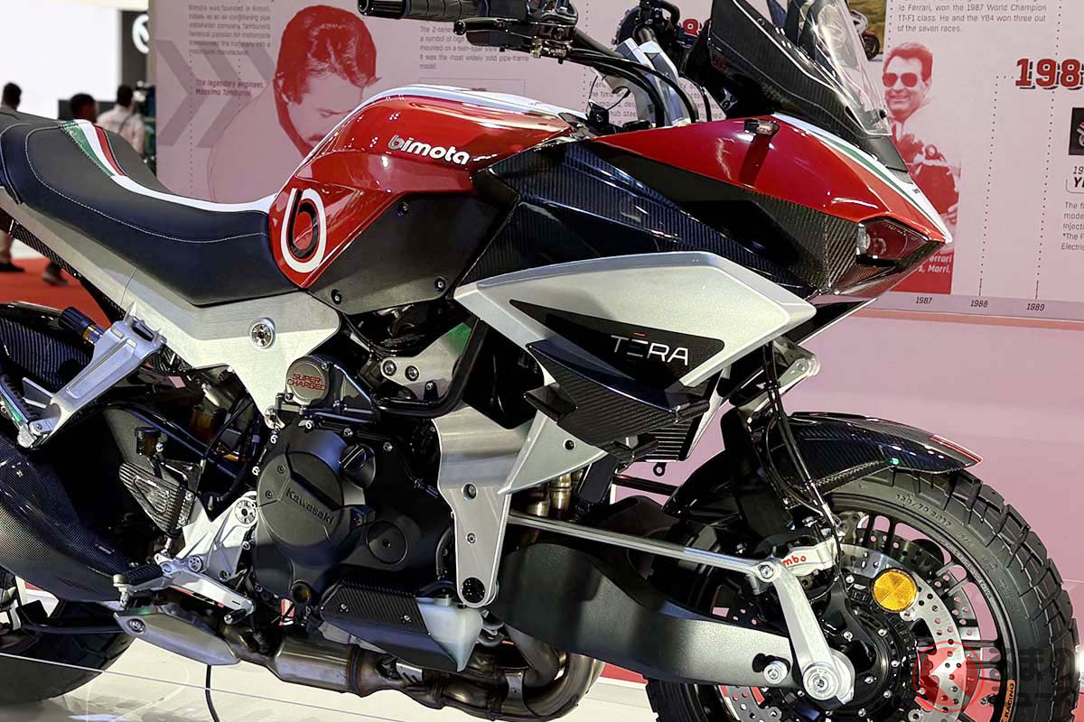 ビモータの新型アドベンチャーモデル「Tesi H2 TERA(テージ・エイチツー・テラ)」