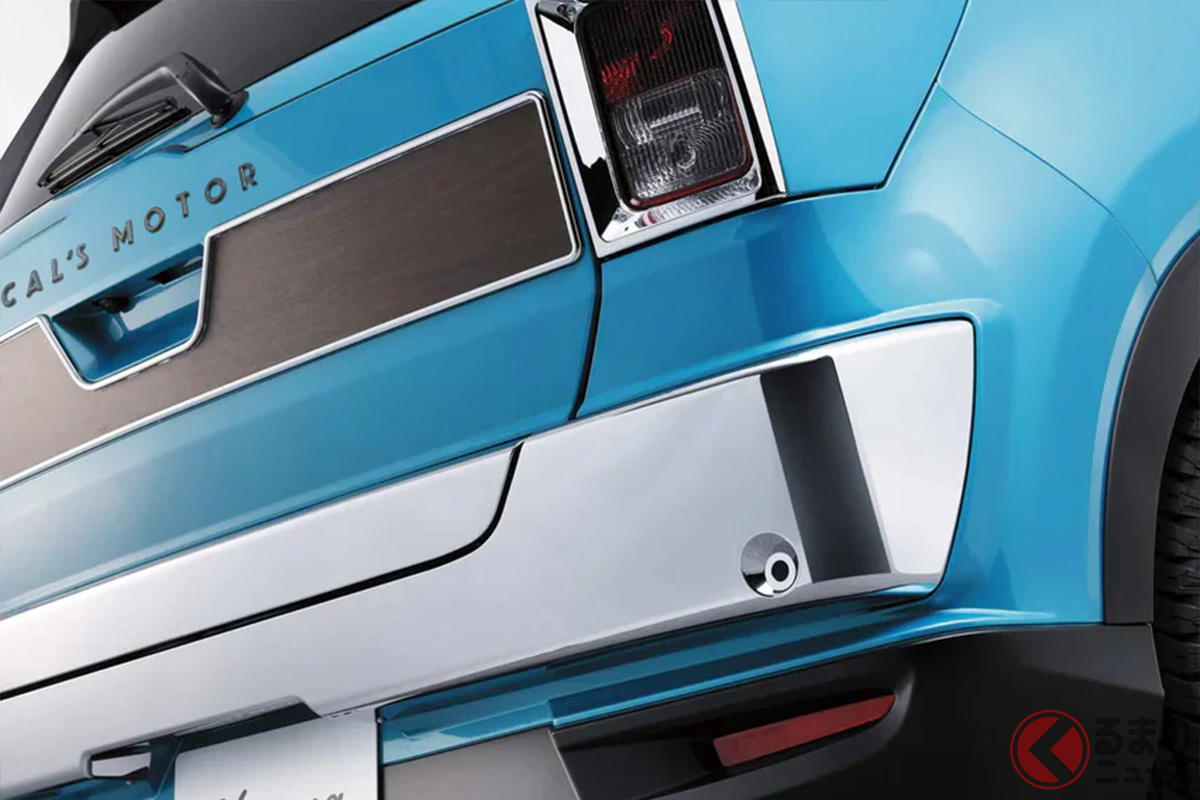 キラキラ輝くメッキバンパがカッコイイ！