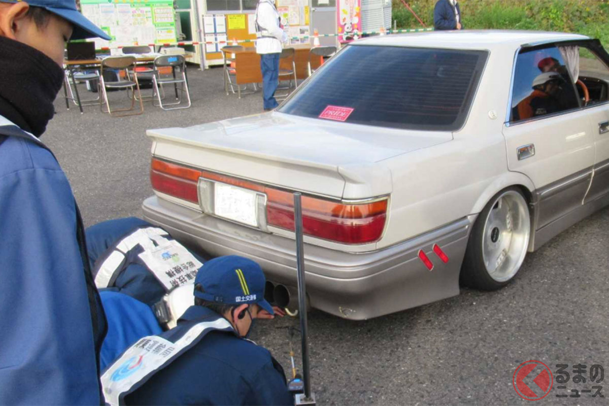 2025年11月の東北道 黒磯板室ICでの特別街頭検査の様子（画像：関東運輸局）