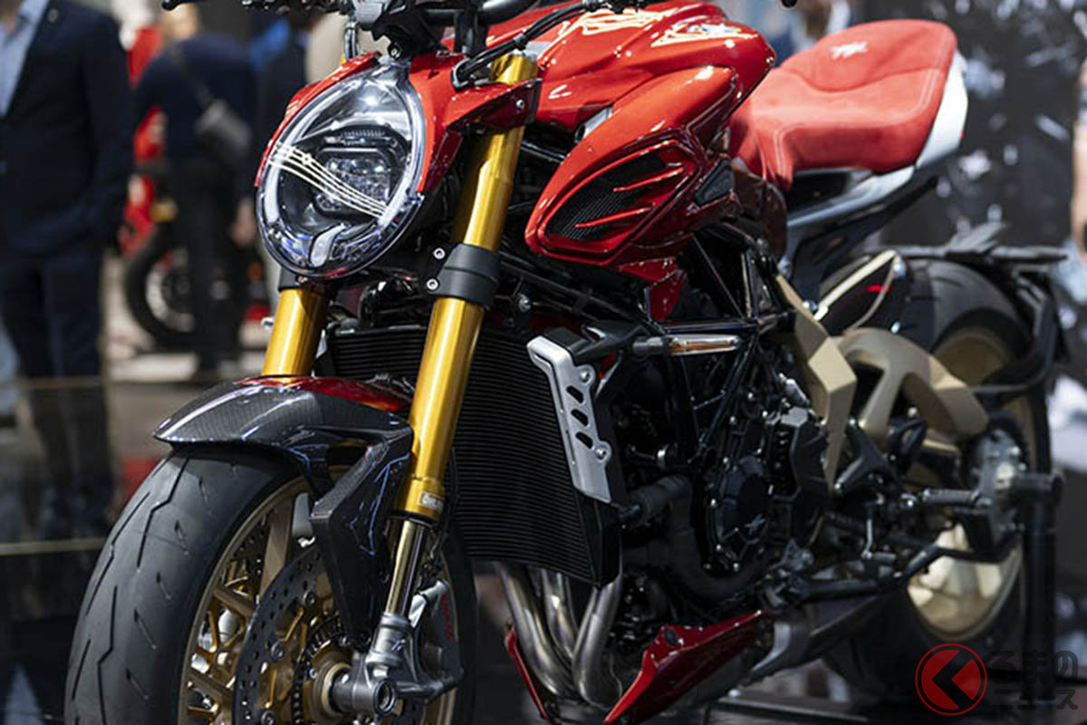MVアグスタの新型モデル「Brutale Serie Oro（ブルターレ・セリエ・オロ）」