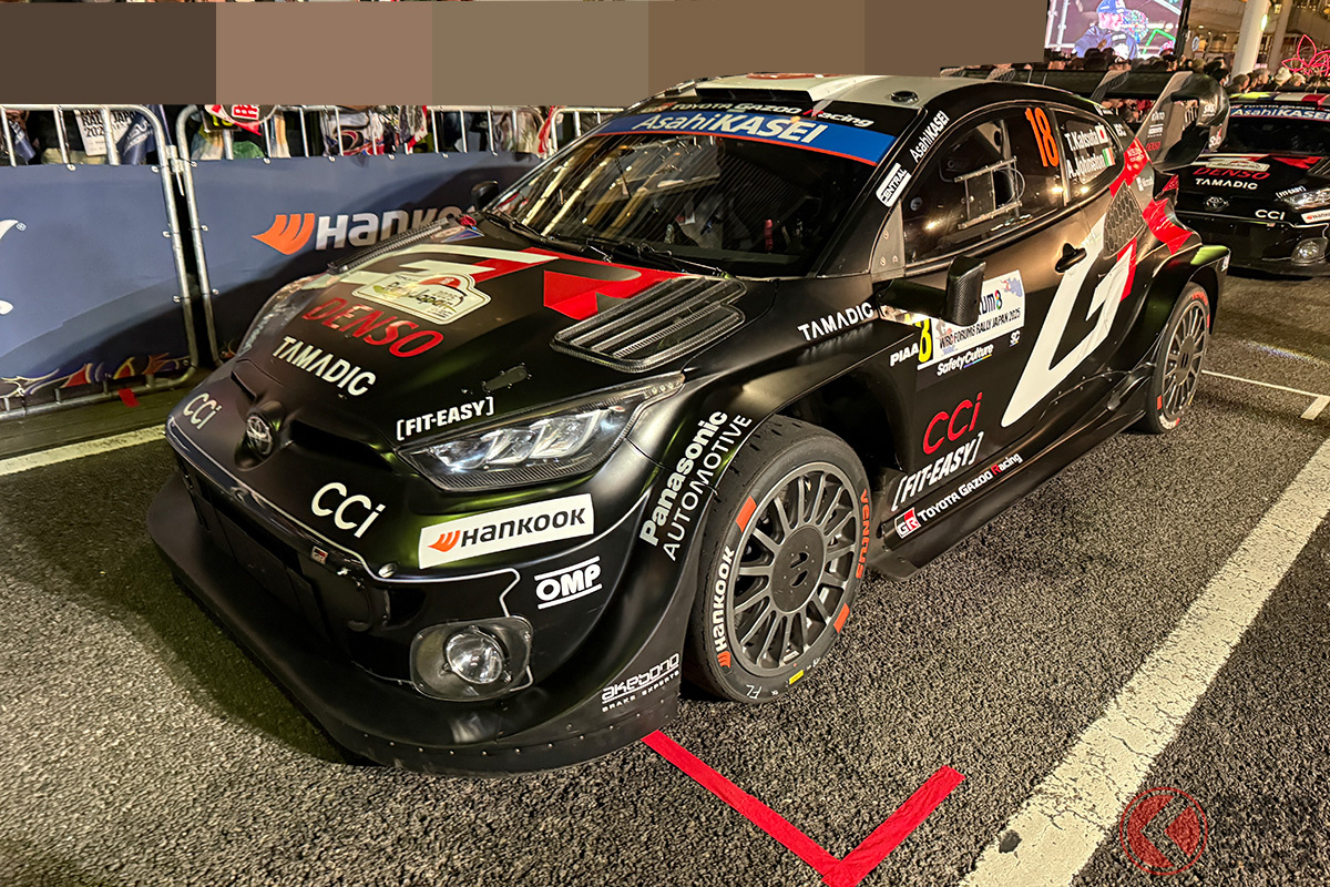 TGR-WRTの勝田貴元選手が操るGR YARIS Rally1