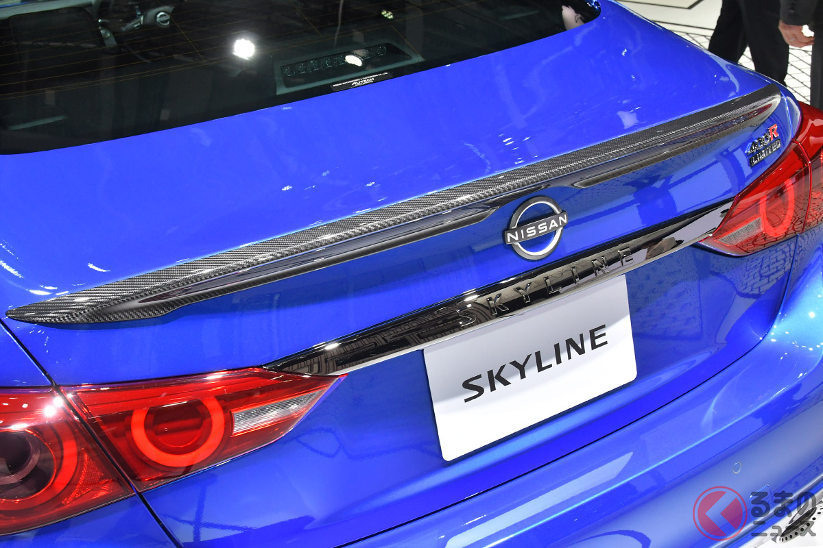 次期スカイラインは…長期ビジョン発表会で…新情報出てくる?(画像は現行モデル)