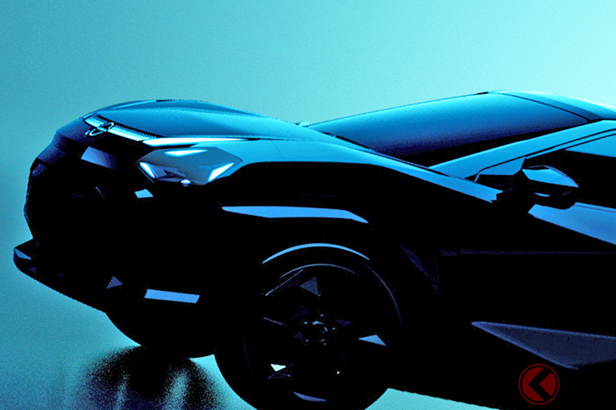 「ハイパーパンク」市販版!? 日産が公開した次期「ジューク」(3代目)とみられるティザー映像