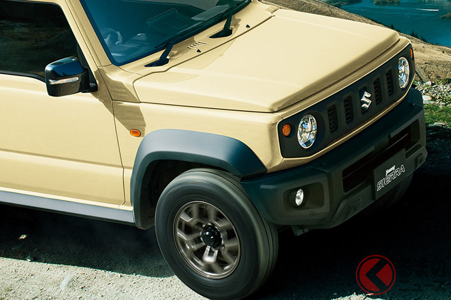 一部改良して発売された「ジムニーシエラ」