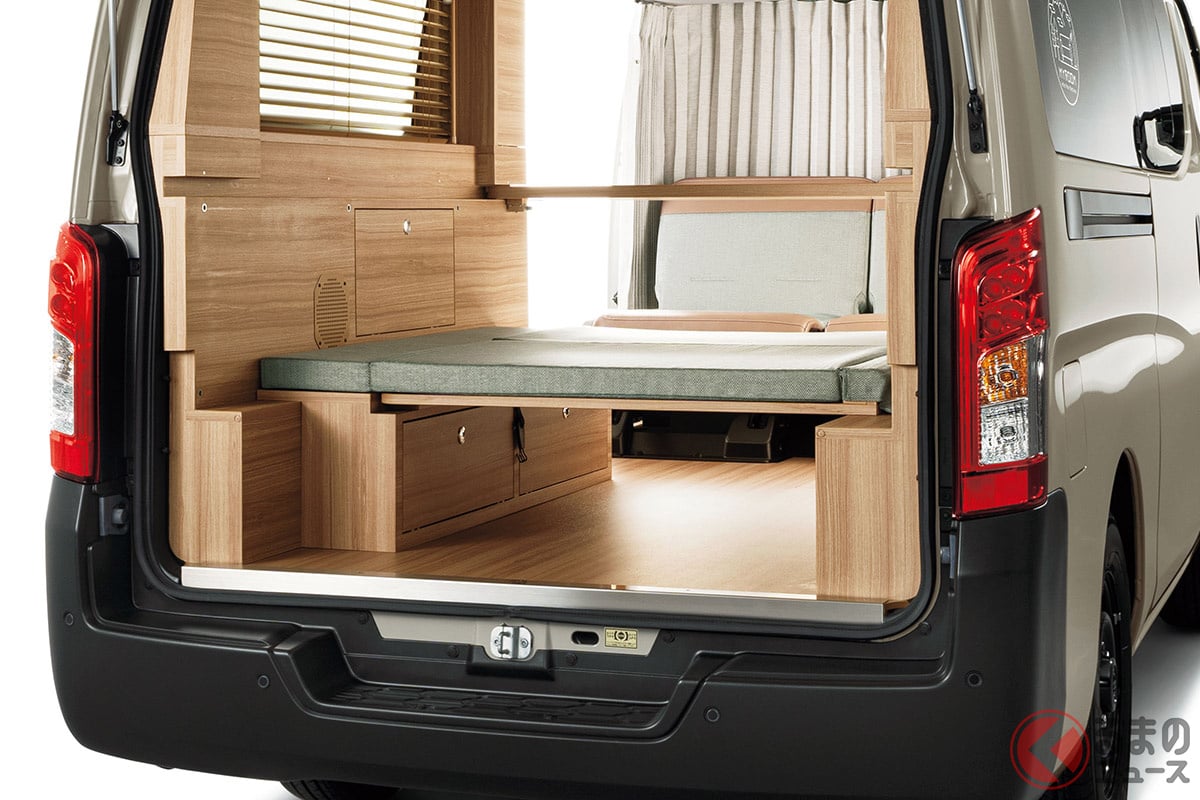 車内が“ほぼベッド”の「キャラバン マイルーム」