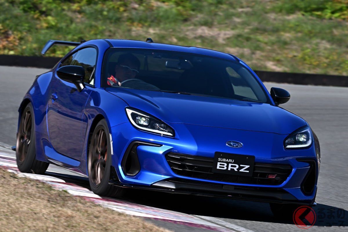 100台限定の「BRZ STIスポーツ タイプRA with Rear Spoiler」(全撮影:雪岡直樹)