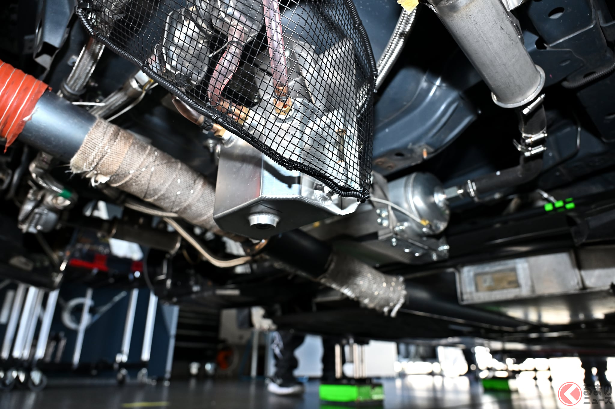 レースの現場で技術を鍛える! スーパー耐久マシン(55号車マツダ3)に搭載された「CO2回収装置」(撮影:雪岡 直樹 )