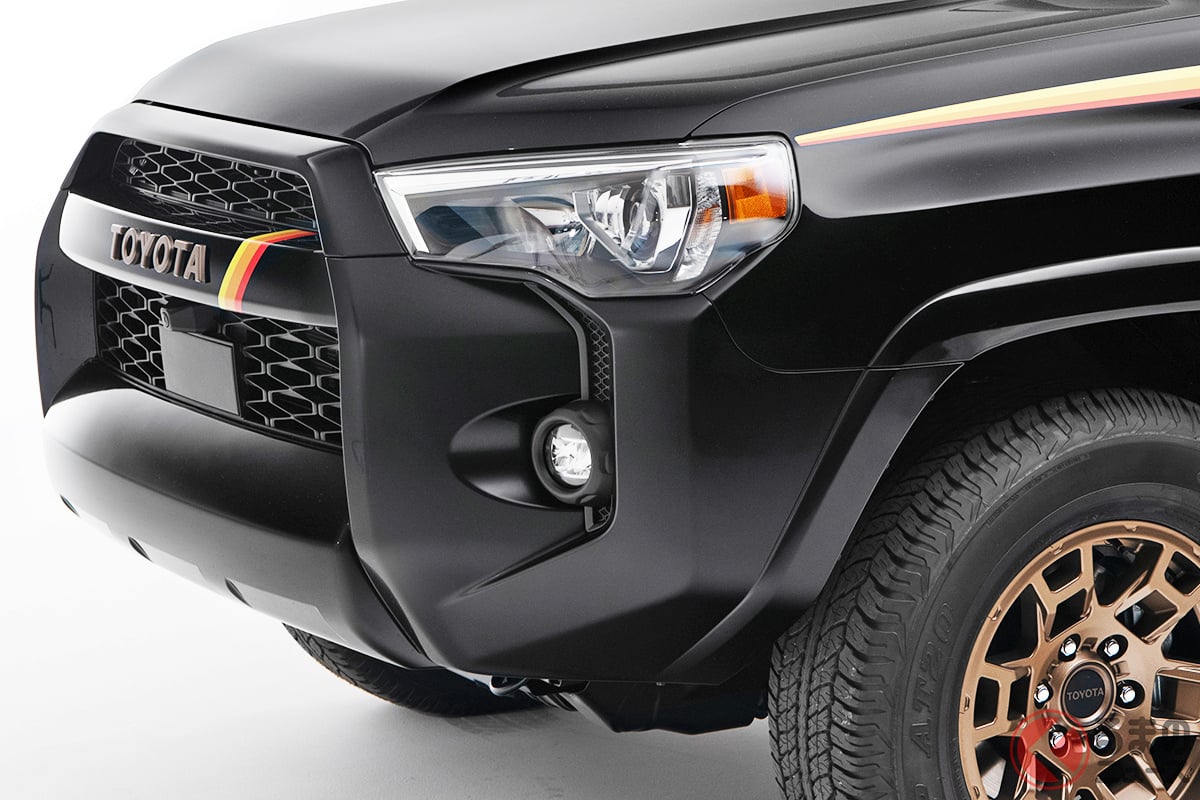 日本では初代から4代目まで「ハイラックスサーフ」の名で売られていた北米トヨタ「4ランナー」5代目モデル(写真は「40th Anniversary Special Edition」)