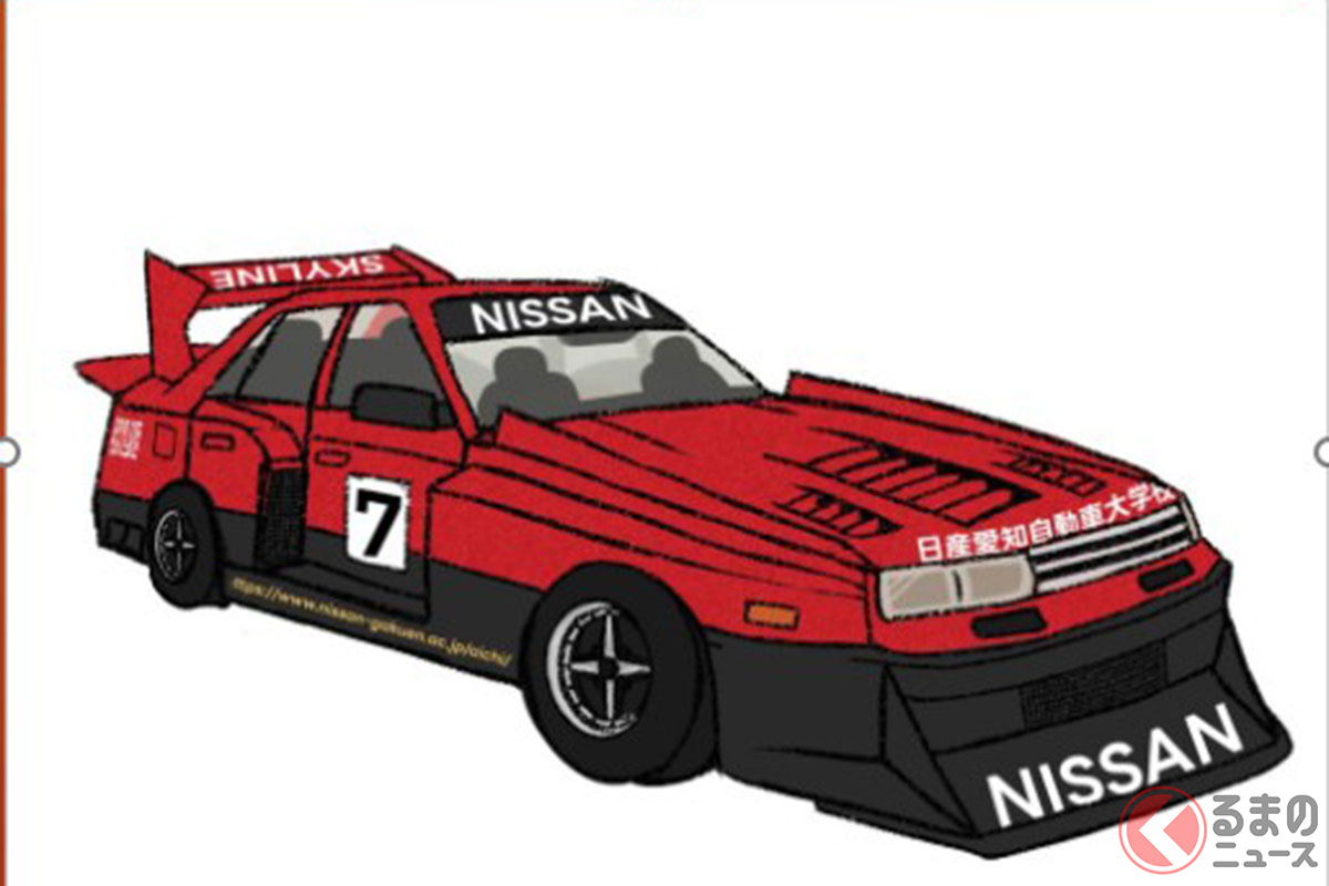 完成形のデザインスケッチ(画像提供:日産・自動車大学校 愛知校)