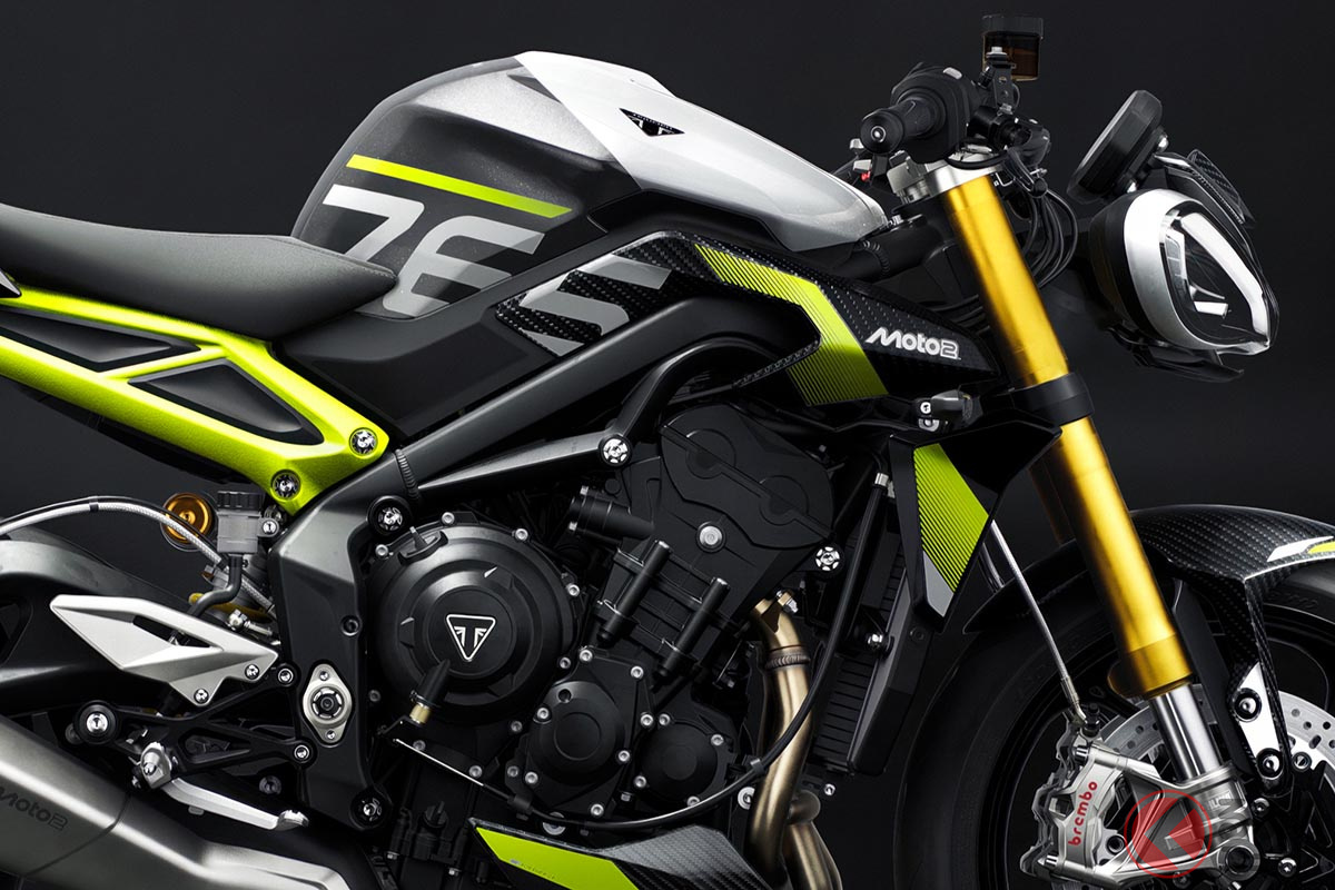 95台限定のトライアンフ「Street Triple Moto2 Edition」