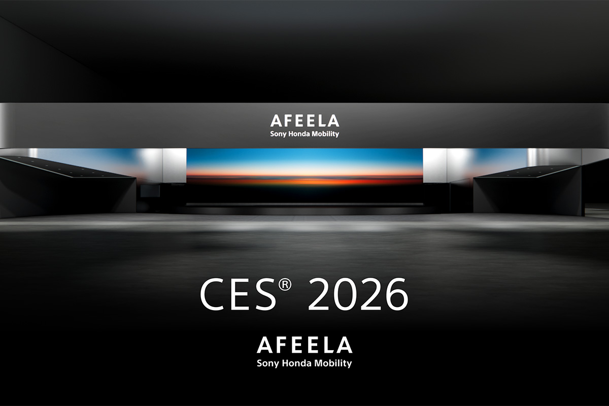 ソニー・ホンダモビリティは、2026年1月6日より米国ネバダ州ラスベガスで開催される「CES 2026」に出展