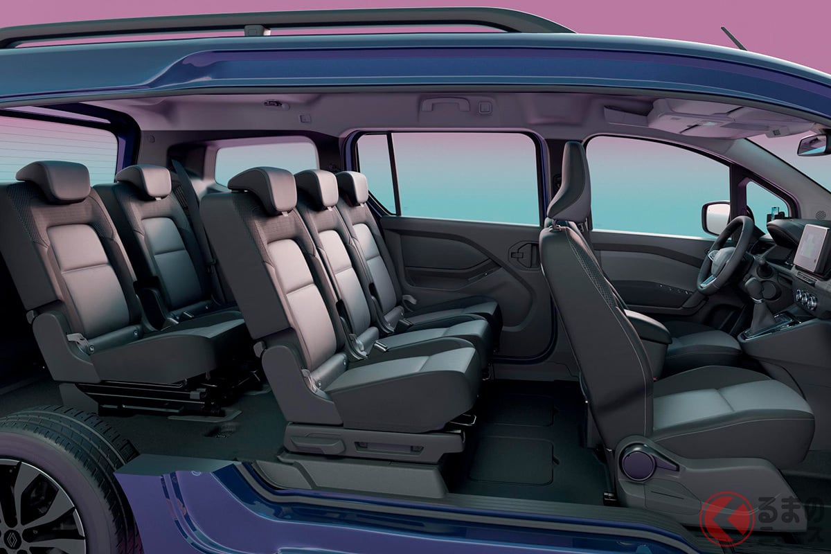 全長伸びた! ルノー「グランカングー」26年2月発売 3列7人乗り