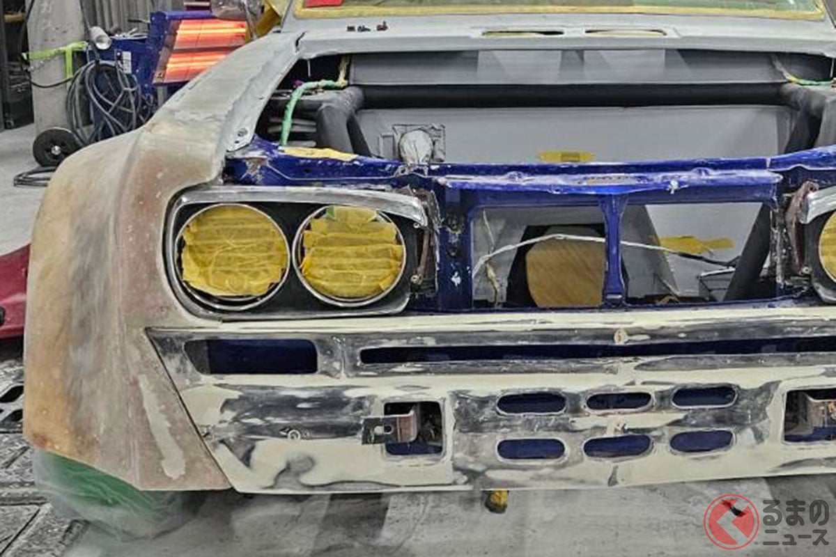 「サニスカ」製作の様子(画像提供:日産・自動車大学校 京都校)