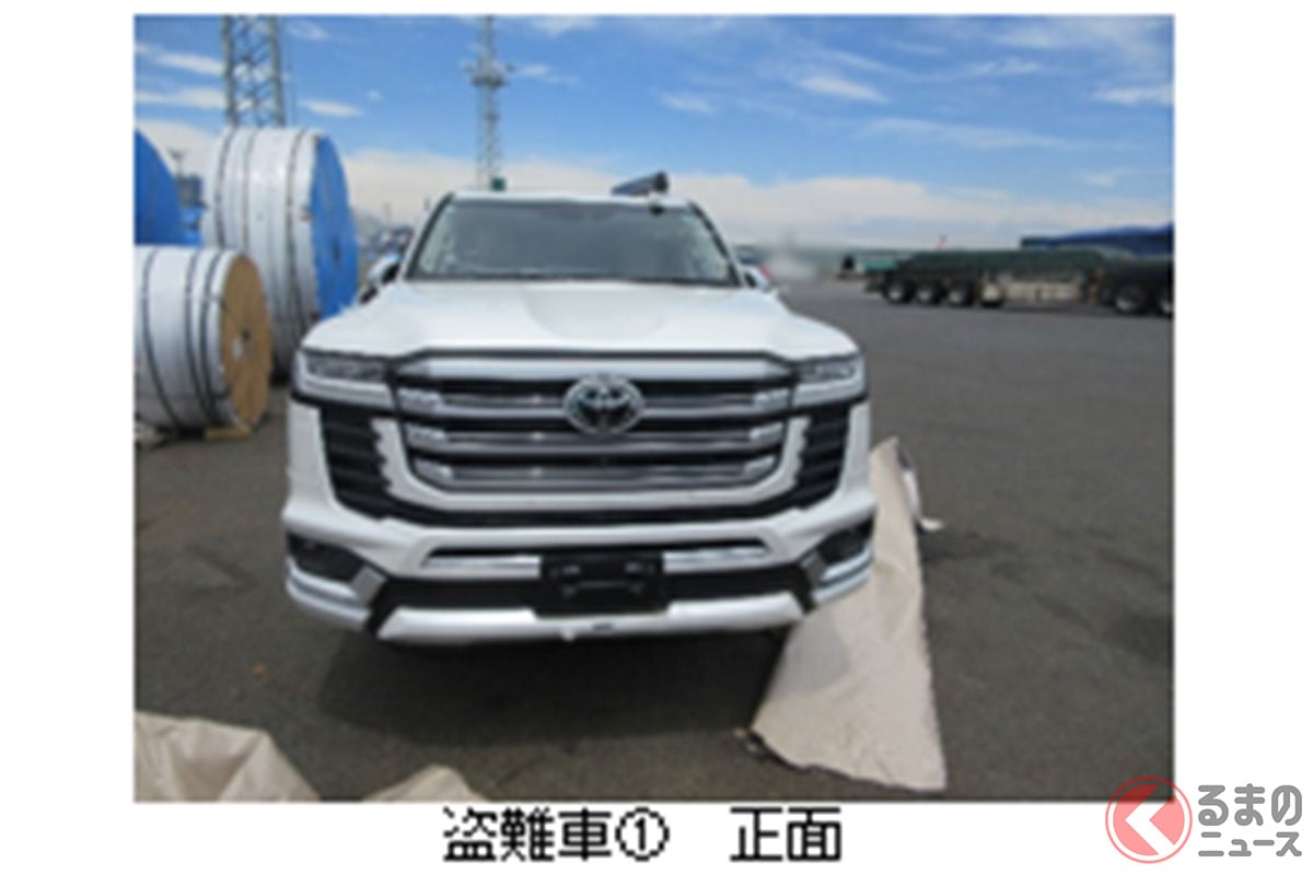 令和7年6月に横浜税関で発生した盗難車不正輸出未遂(虚偽の輸出申告)事件(画像:税関)