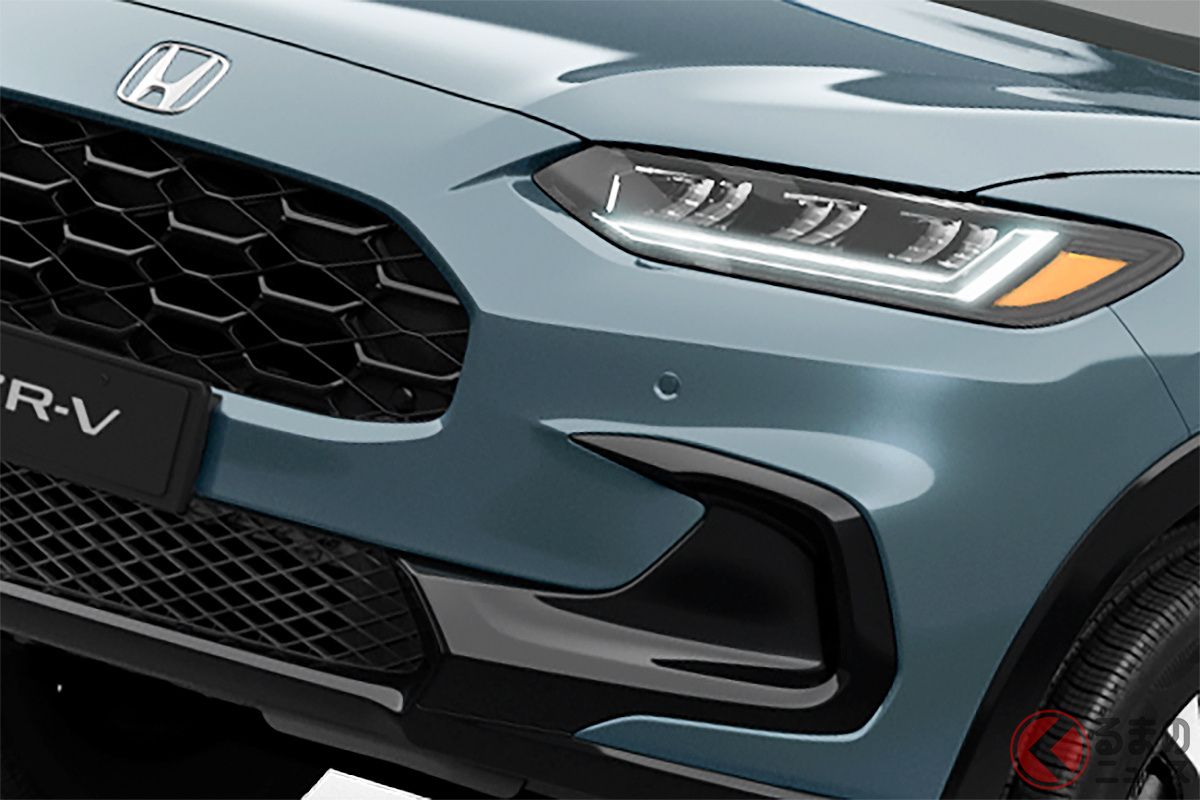 クーペライクなフォルムとハニカムグリルが調和する2026年モデルの「ZR-V」(ブラジル仕様)