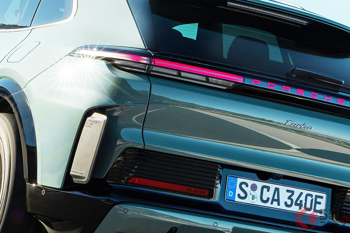 世界初公開された「Cayenne Turbo Electric(カイエン ターボ エレクトリック)」