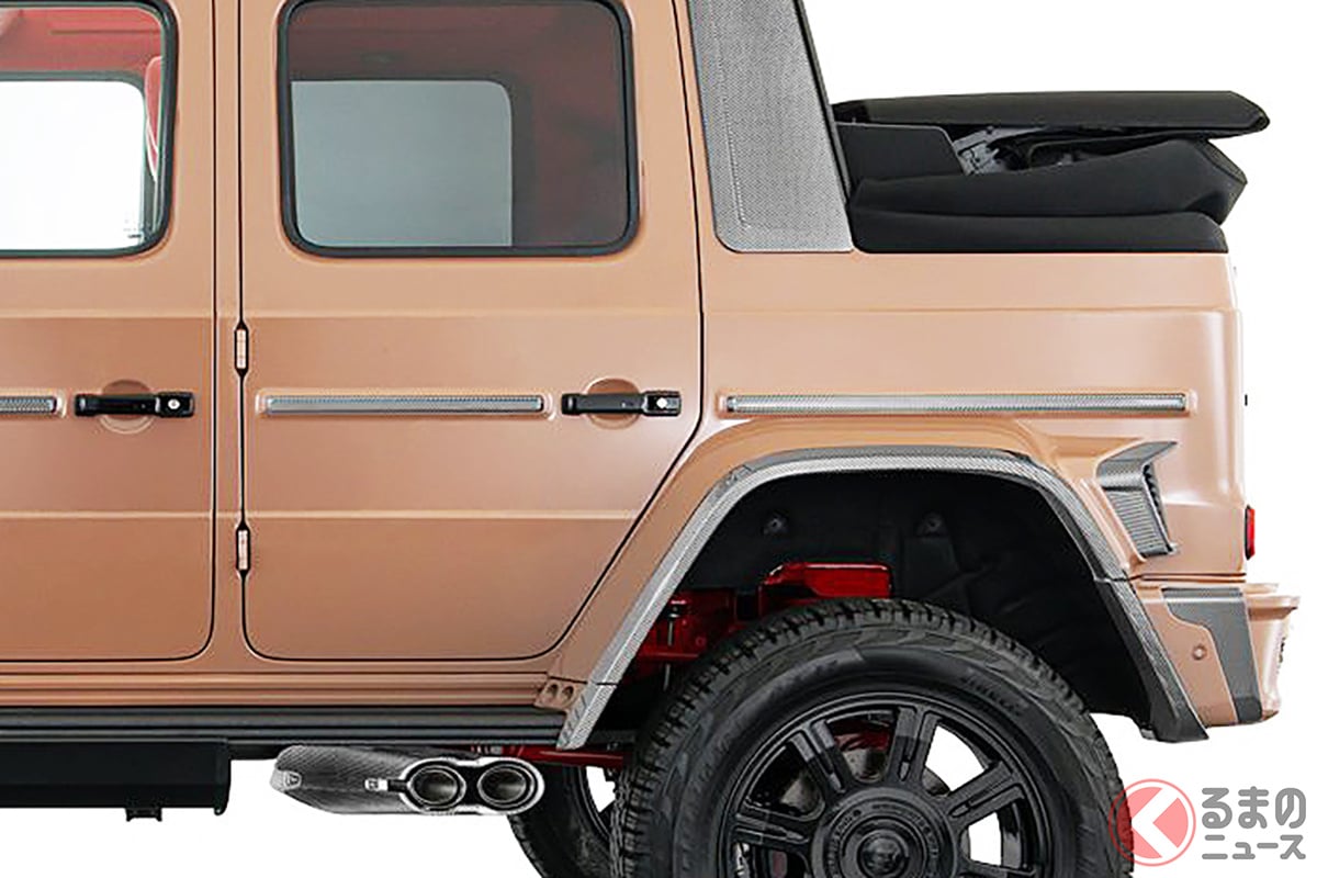 500点超のパーツで構成される電動ソフトトップ機構を備えたブラバス「XL 800 カブリオ」