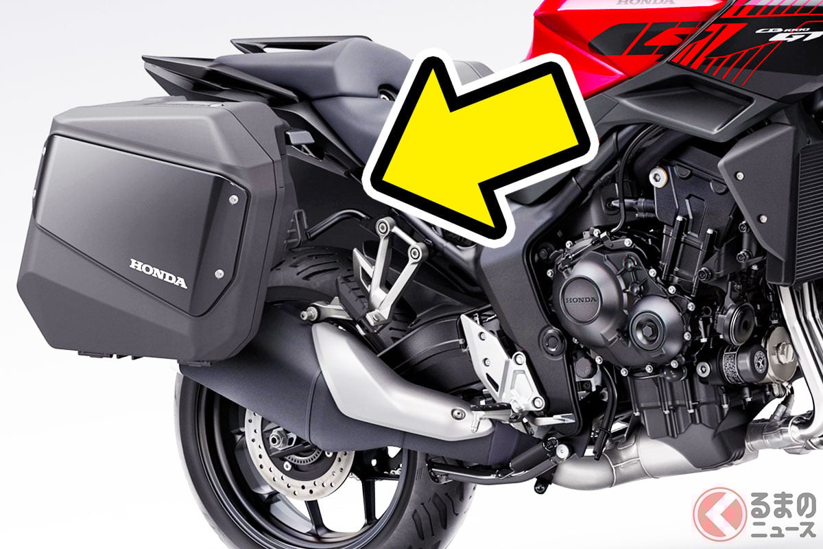 ホンダ新型「CB1000」に“デカ箱”を装備!