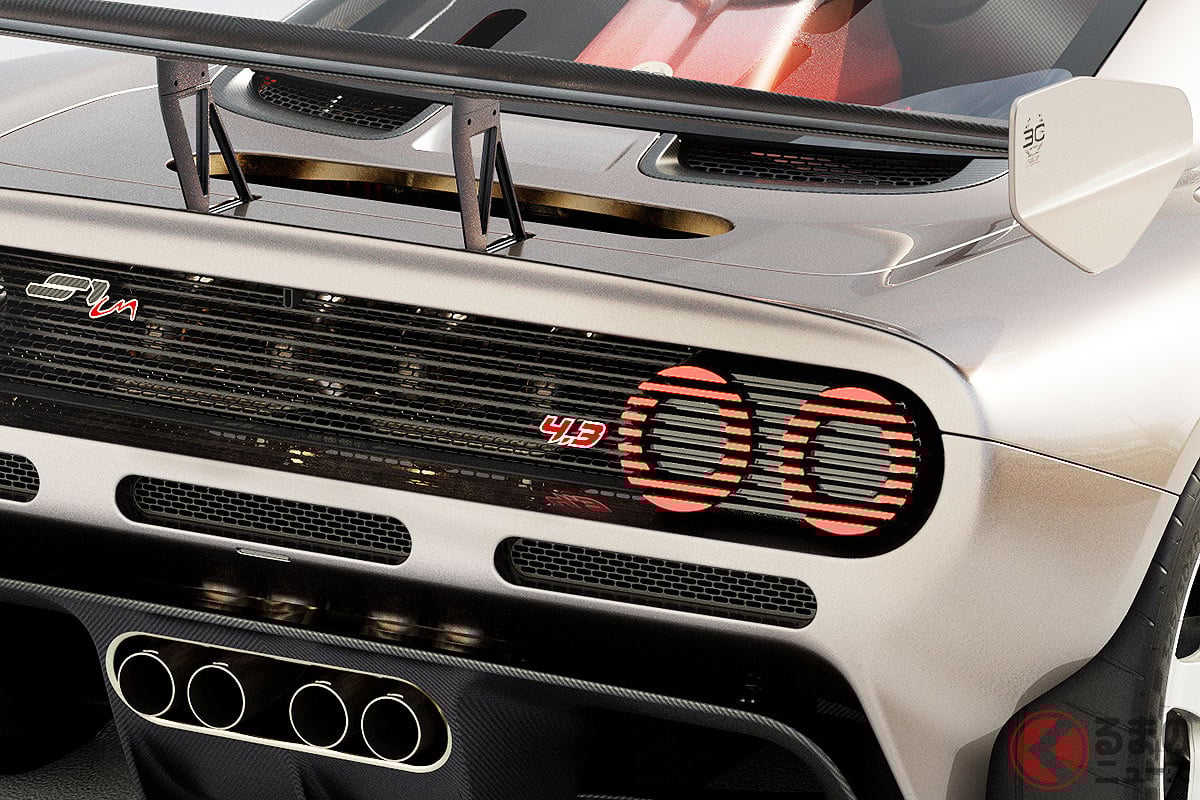 英国コスワース製4.3リッターV12を搭載し、レブリミットは1万2100rpmに達する「GMSV S1 LM」