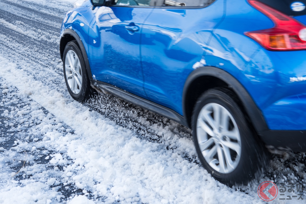 これからの時期に気をつけたい「スリップ事故」!(画像はイメージ、happyphoto/PIXTA)
