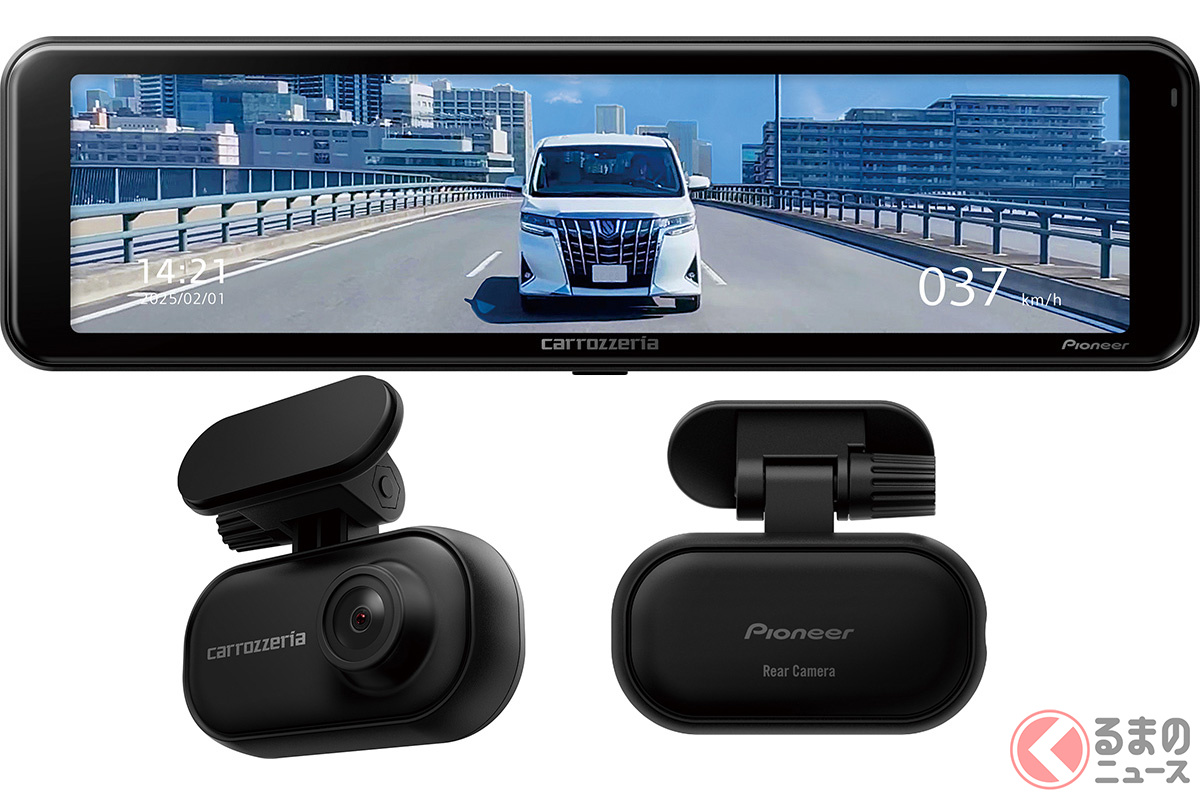 デジタルミラー型ドライブレコーダー「VREC-MS700D」