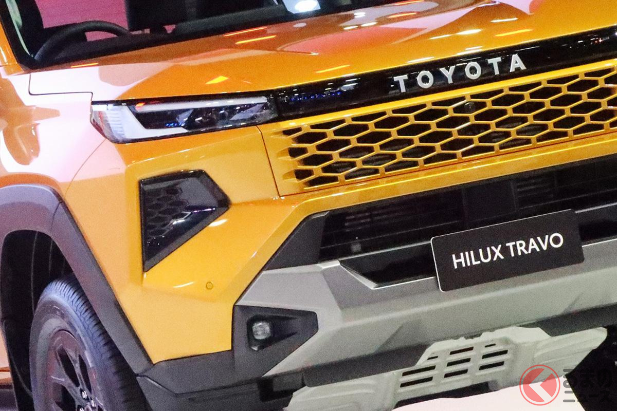 これはカッコイイ！ 「タイモーターショーエクスポ」に展示された「ハイラックス」（現地撮影：工藤貴宏）