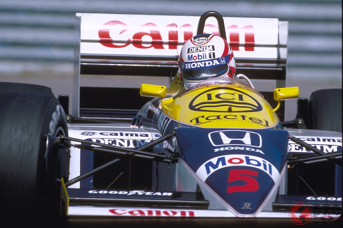 た「Williams Honda FW11」