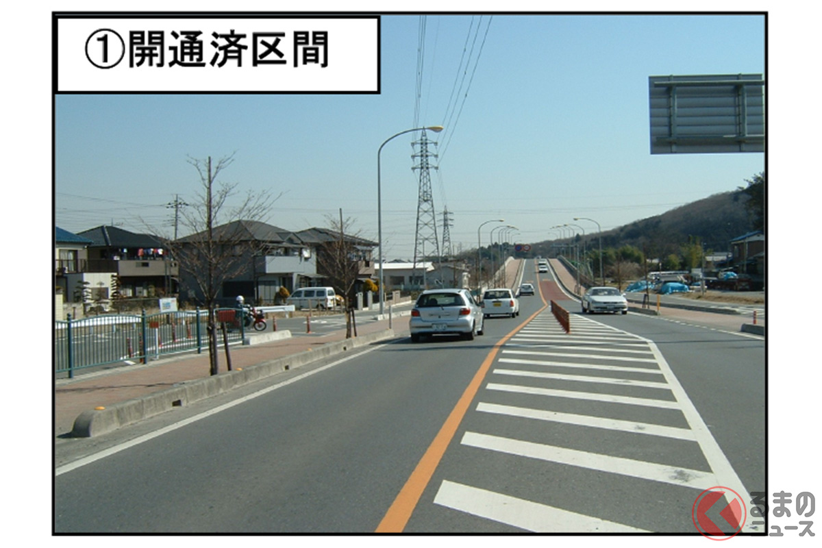 都市計画道路環状1号線(画像:埼玉県)