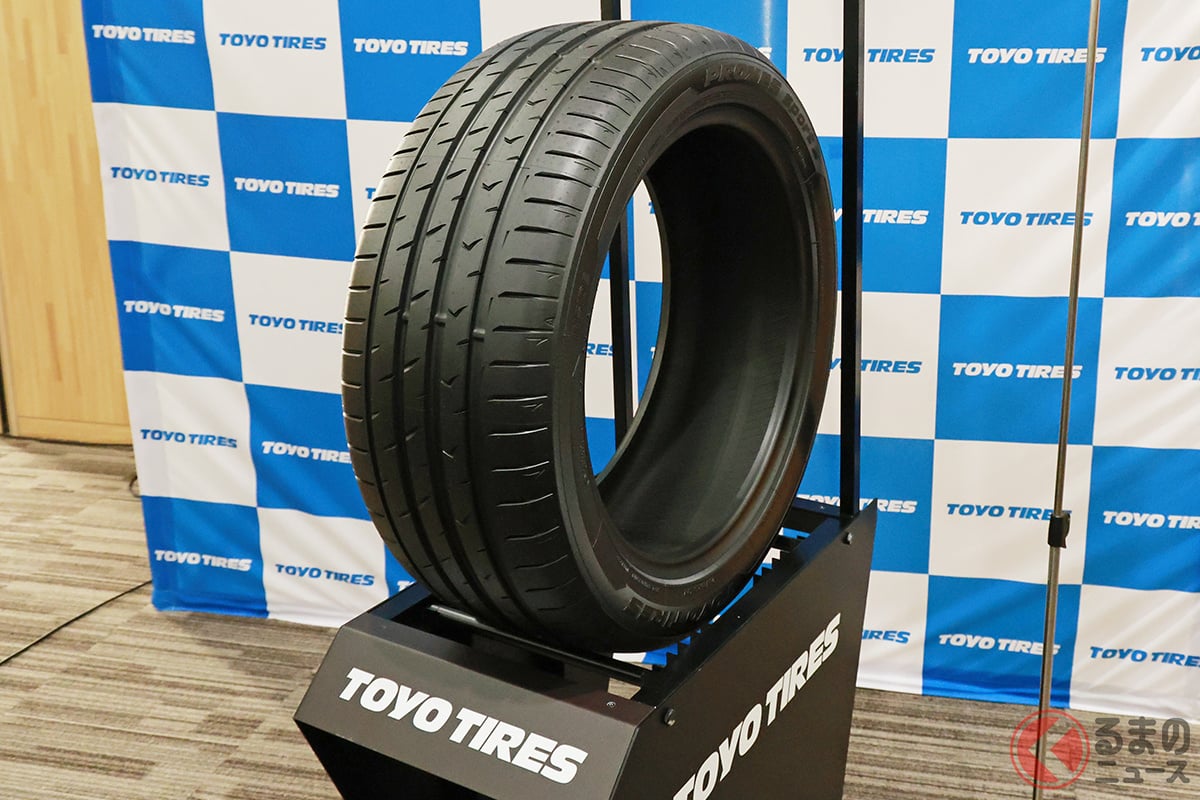 TOYO TIREが発表した、サステナブル素材使用比率96.5%のコンセプトタイヤ